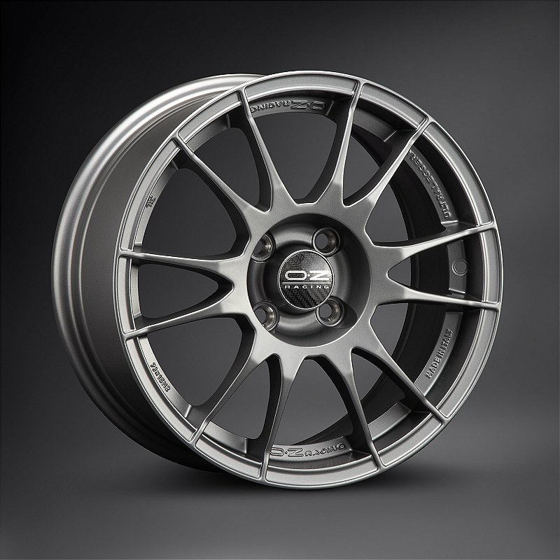 Rodas Esportivas OZ Ultraleggera Matt Graphite Silver 4x100 15x7